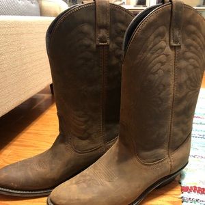 Genuine Leather Cowboy Boots • Womens 9.5